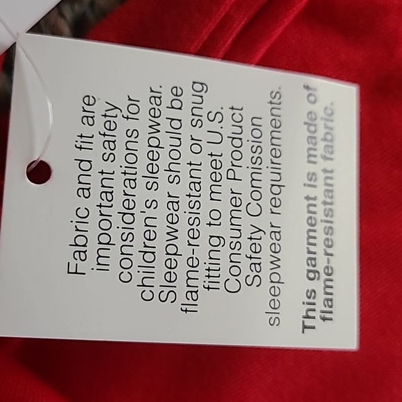 JAMMIES FOR FAMILIES GIRLS 2 PIECE SANTA "HO HO HO" SIZE XS 6/6X - Picture 8 of 12